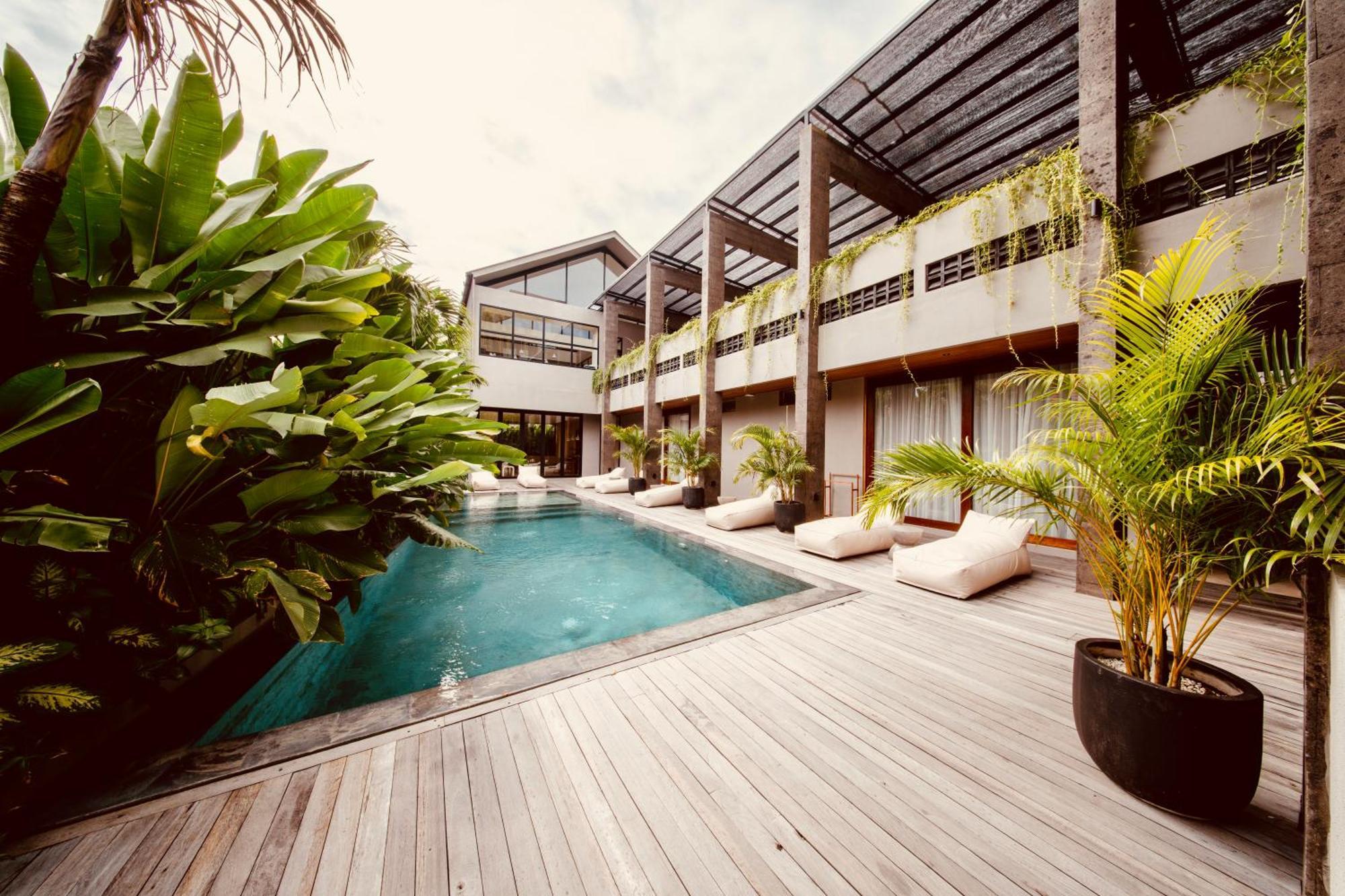 קנגו Thehub Pererenan Coworking, Pool And Rooftop מראה חיצוני תמונה